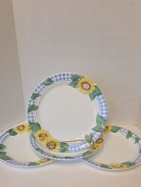 4Pc Dinner Plates Corelle Sunsations 10.25" Made In USA